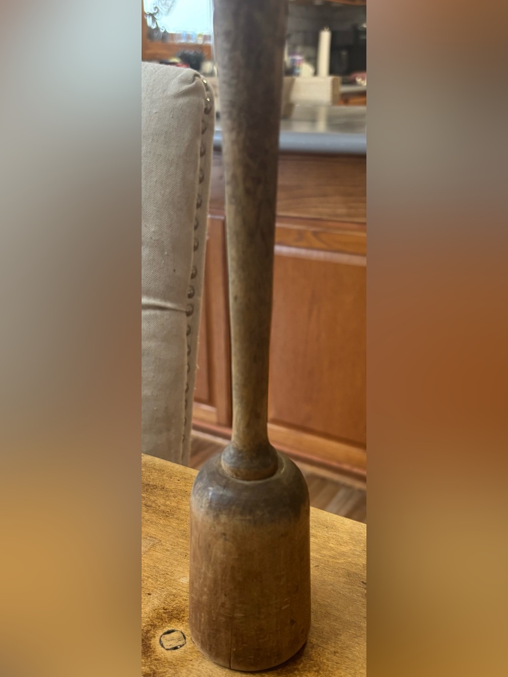 Vintage Antique Wooden Masher/Kitchen Pestle Antique Primitive Farm Rustic